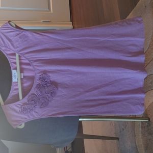LOFT purple top